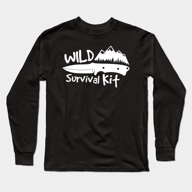 Wild survival kit Long Sleeve T-Shirt by Scofano